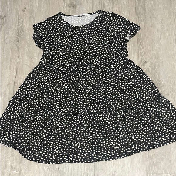 H&M Black and White Polka Dot Kids Dress - Picture 1 of 1